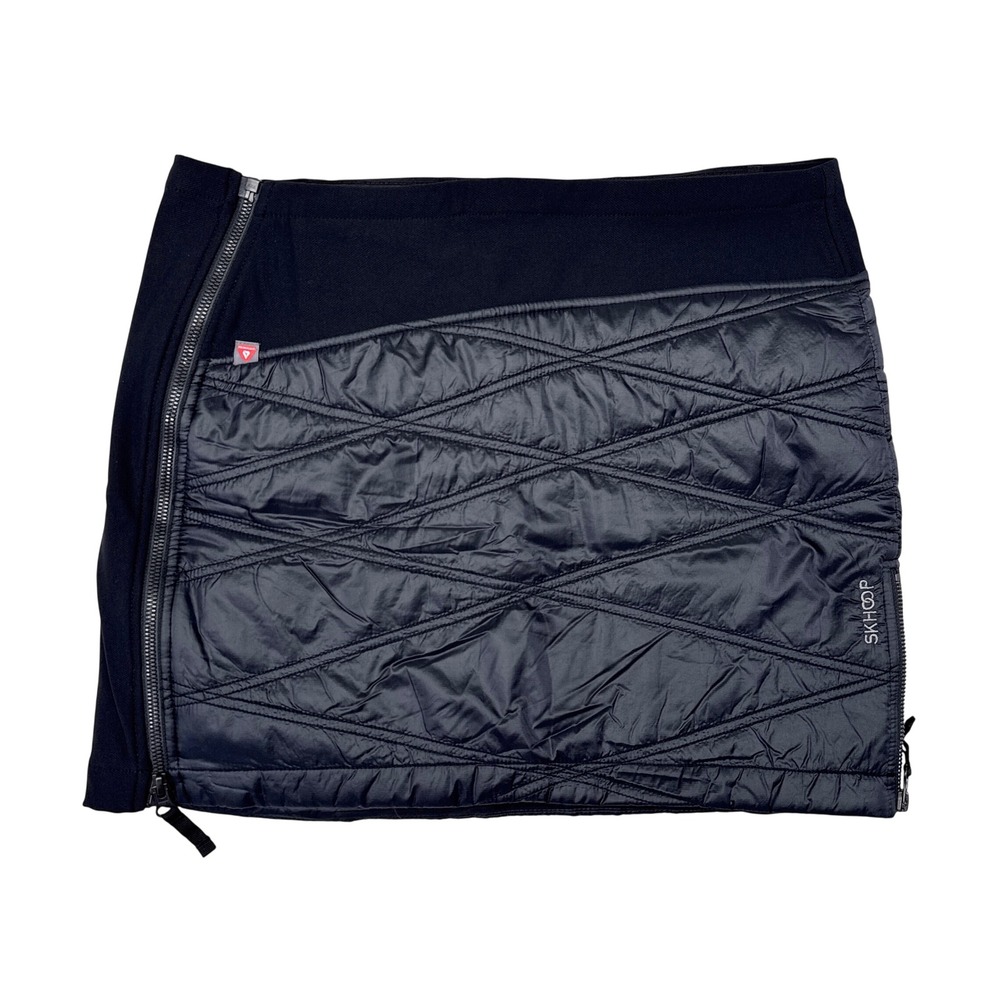 Skhoop Karolin Insulated Skirt Size Medium Black Hiking Camping Travel Primaloft